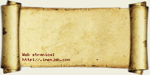 Anđela Kovačev vizit kartica